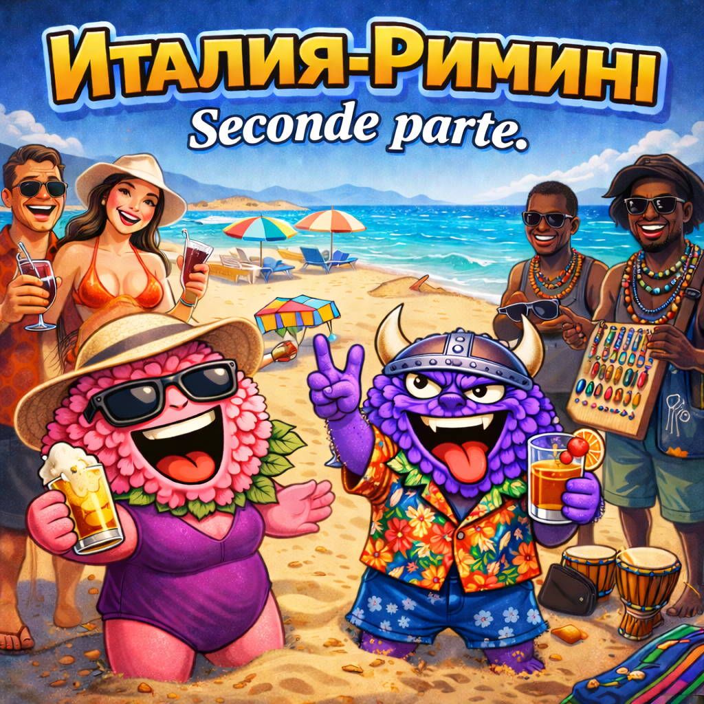 Италия-Римини. Часть вторая. Seconde parte